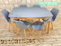 Table 140/90cm + 6 chaises